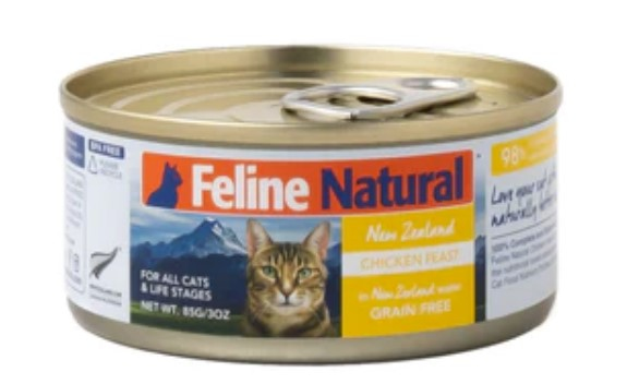 K9 Natural Feline Premium無穀物無麩質主食貓罐頭