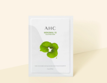 AHC Minimal 10 積雪草修護親膚面膜