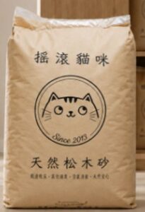 （搖滾貓咪－天然松木砂）