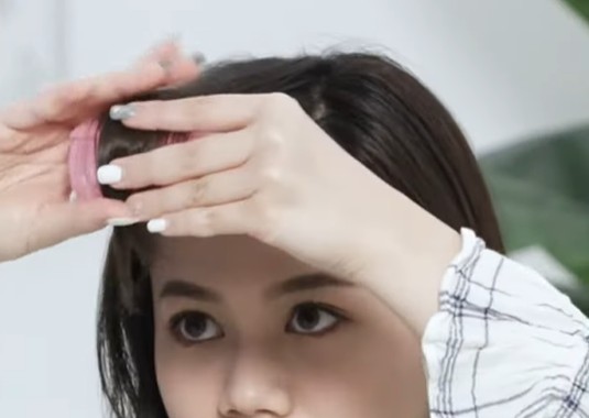 （使用髮捲）