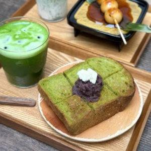 TokuToku-matcha & coffee 抹茶紅豆吐司