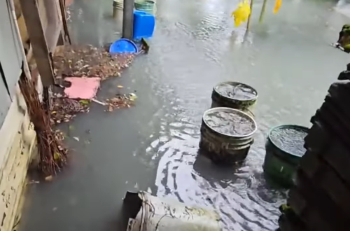 (家裡淹水)